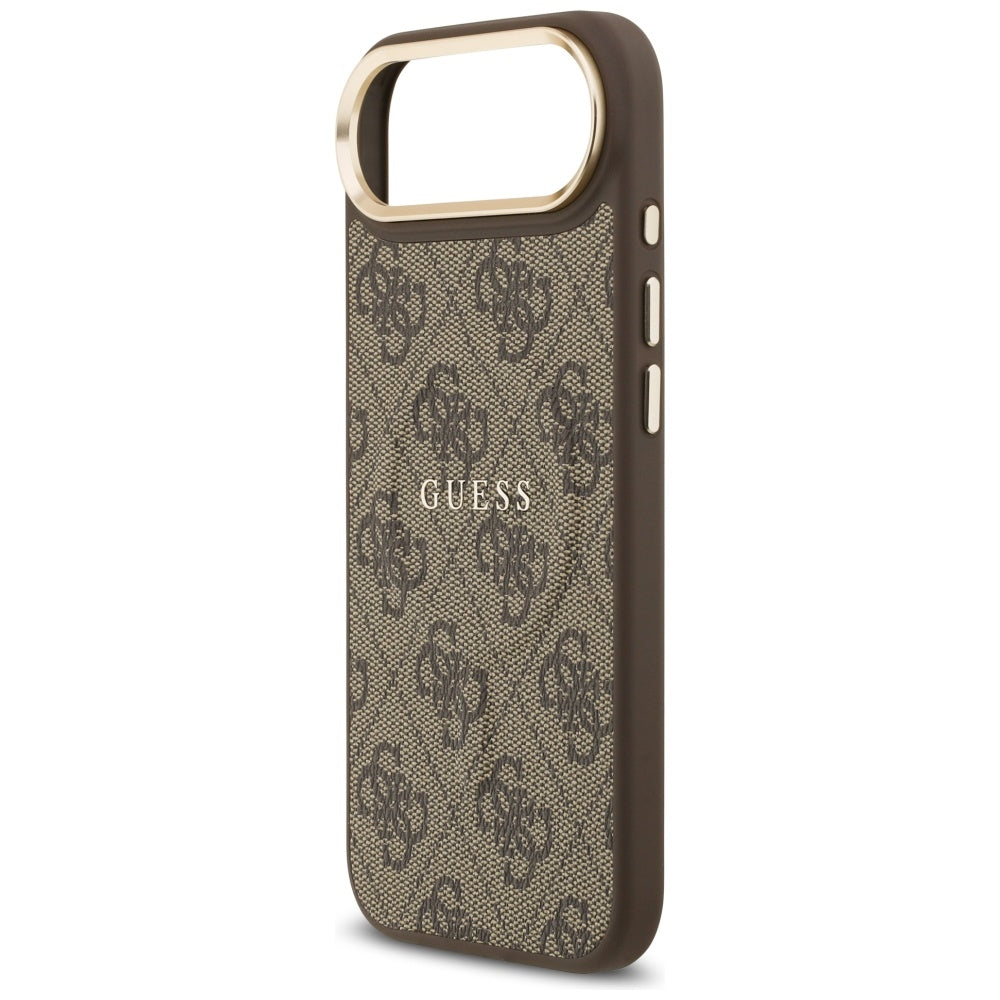 Funda MagSafe para Apple iPhone 17 Air, Guess, 4G Classic, Marrón