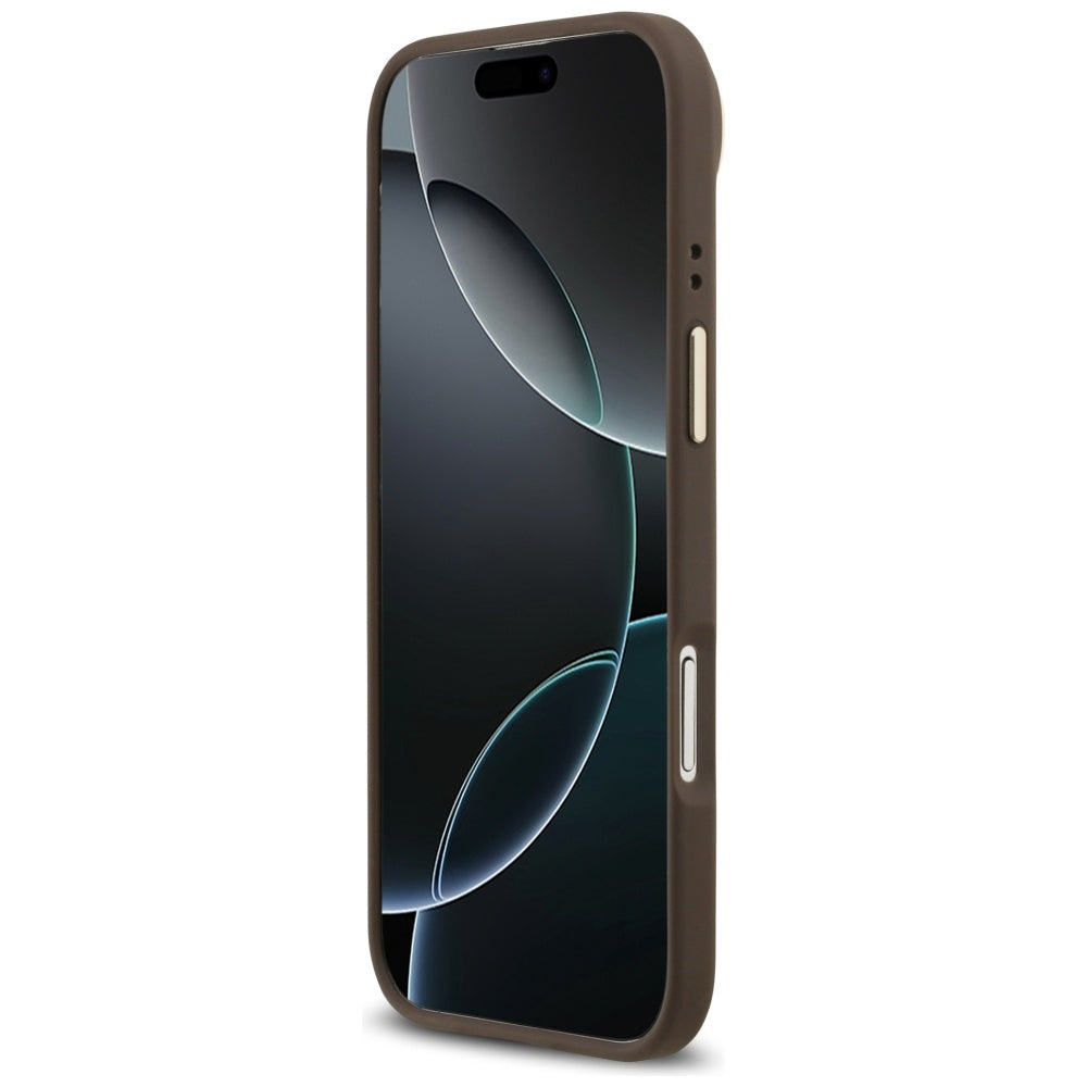 Funda MagSafe para Apple iPhone 17 Air, Guess, 4G Classic, Marrón