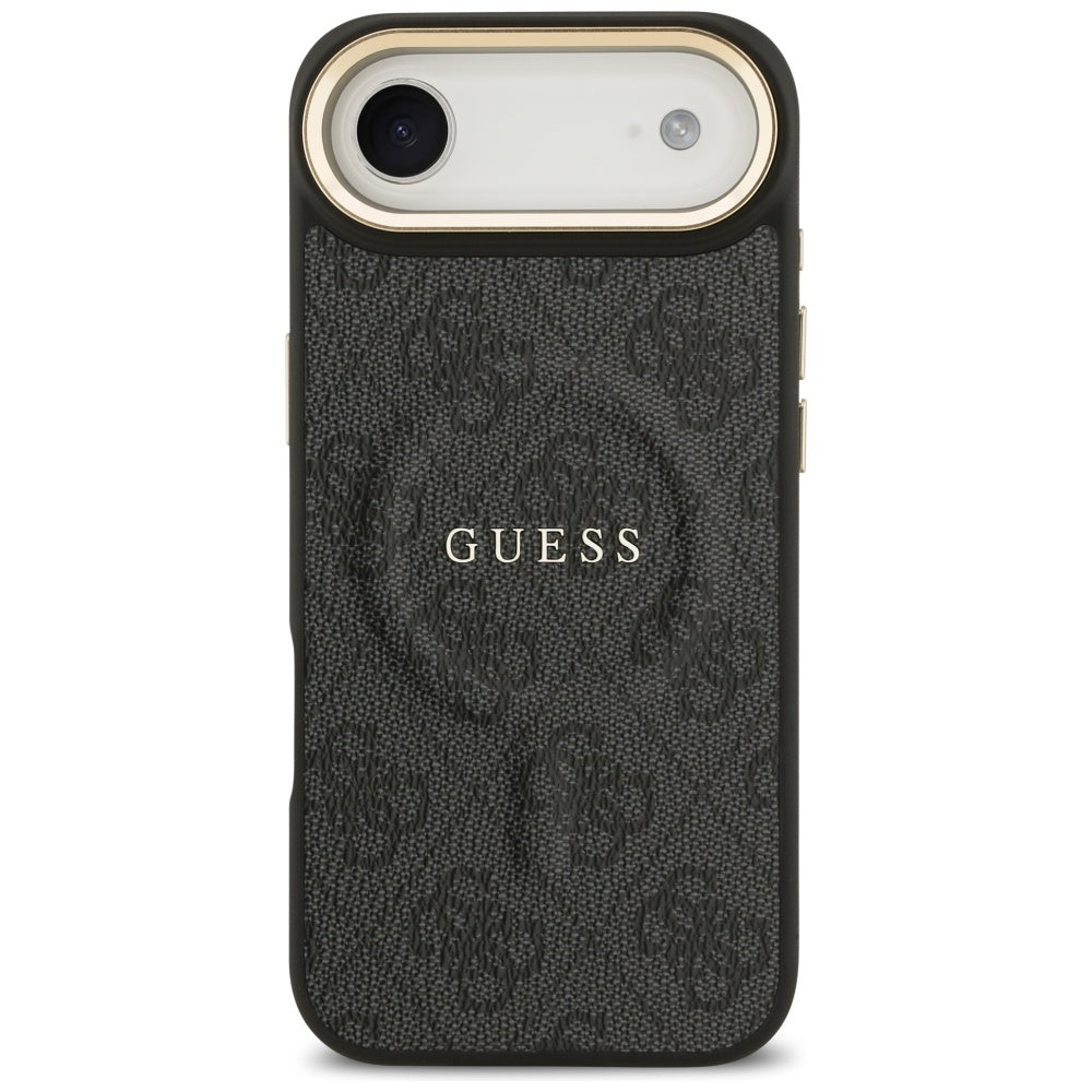 Funda MagSafe para Apple iPhone 17 Air, Guess, 4G Classic, Negra