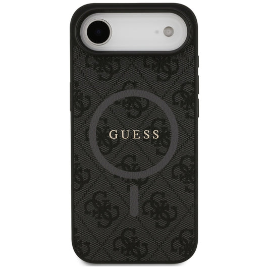 Funda MagSafe para Apple iPhone 17 Air, Guess, 4G Ring Classic Logo, Negra