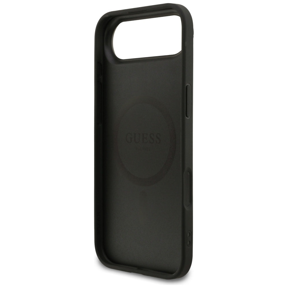 Funda MagSafe para Apple iPhone 17 Air, Guess, 4G Ring Classic Logo, Negra