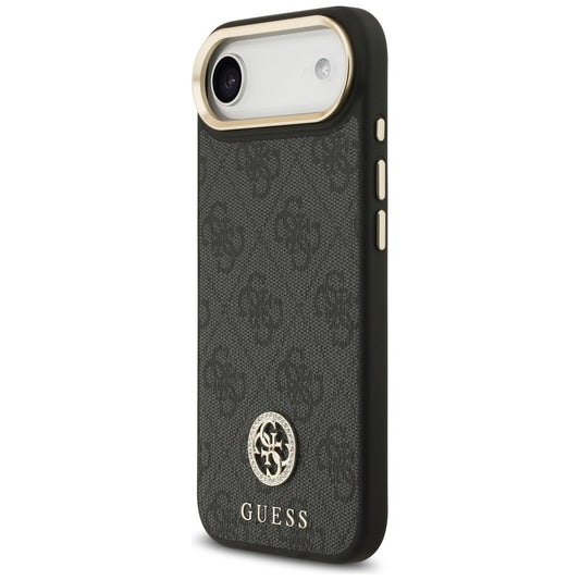 Funda MagSafe para Apple iPhone 17 Air, Guess, 4G Strass Logo, Negra