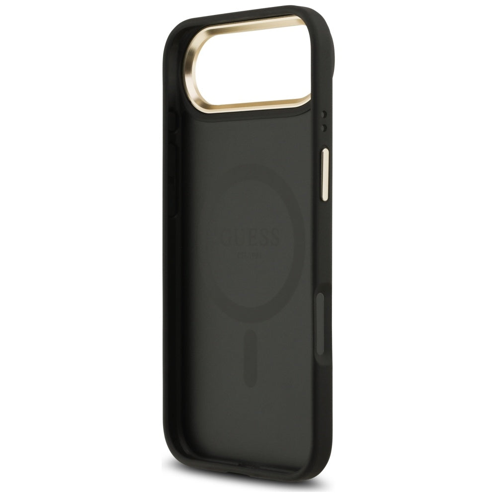 Funda MagSafe para Apple iPhone 17 Air, Guess, 4G Strass Logo, Negra