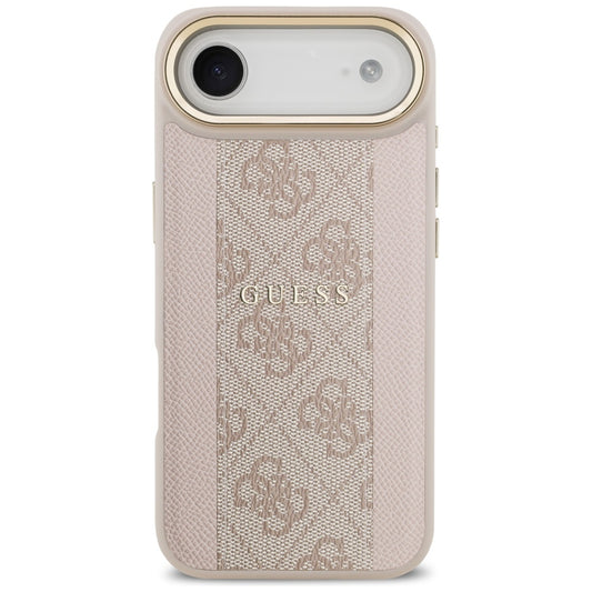 Funda MagSafe para Apple iPhone 17 Air, Guess, 4G Stripe, Rosa