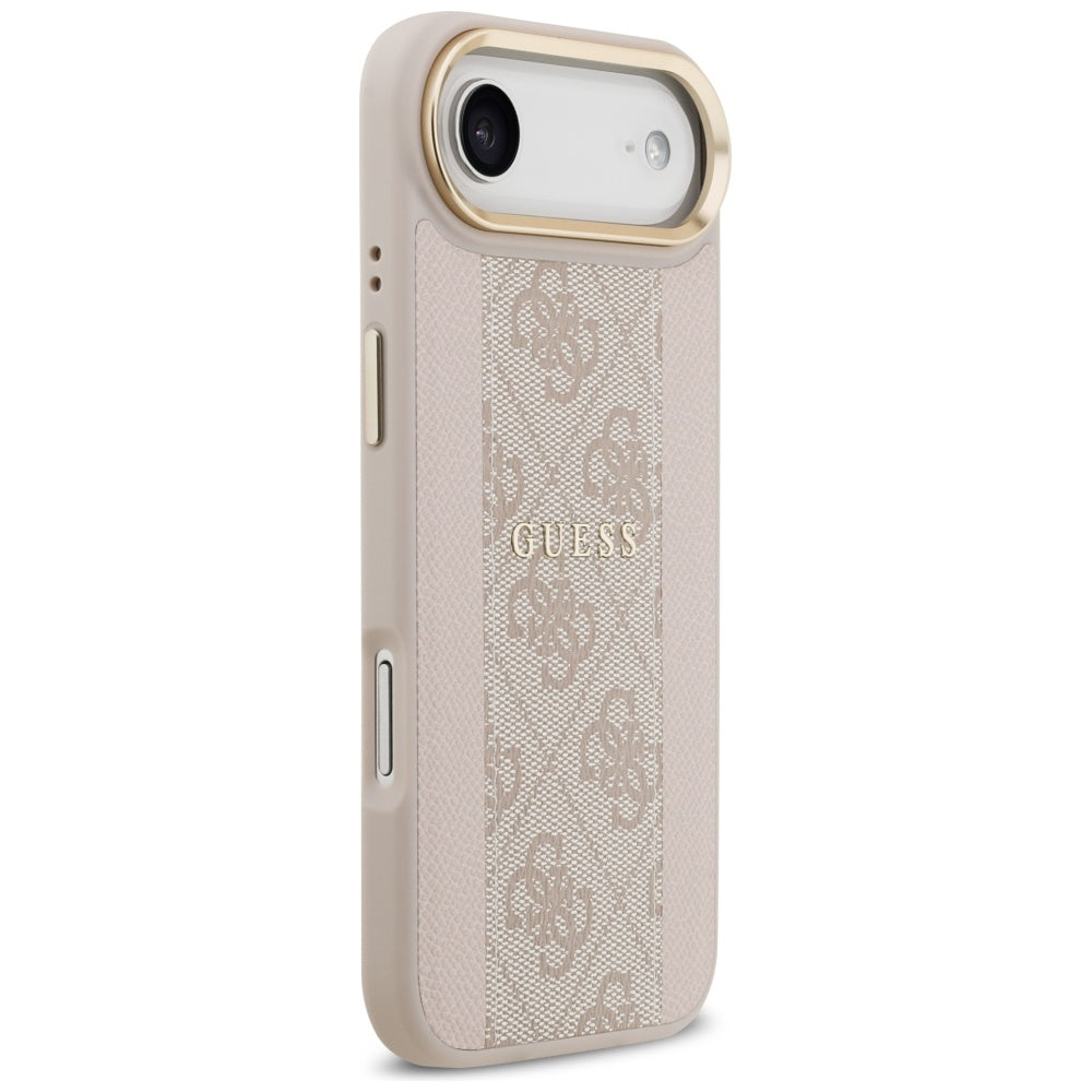 Funda MagSafe para Apple iPhone 17 Air, Guess, 4G Stripe, Rosa