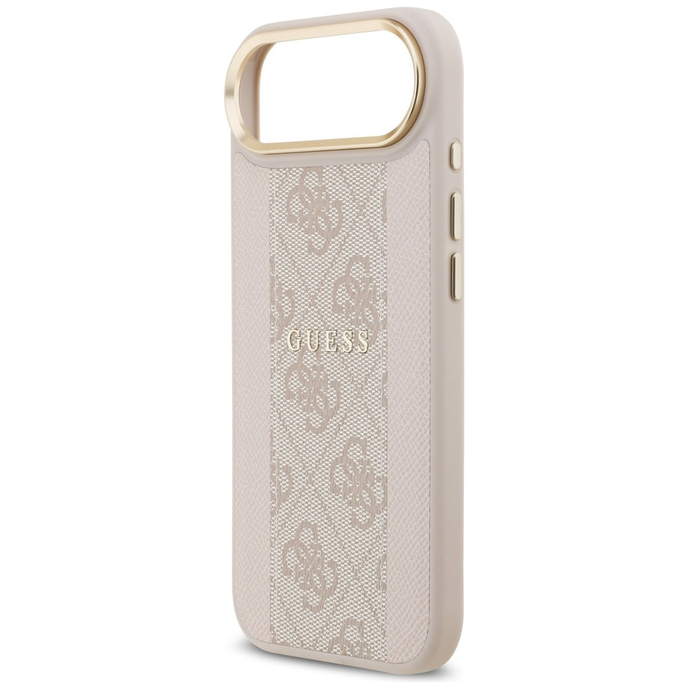 Funda MagSafe para Apple iPhone 17 Air, Guess, 4G Stripe, Rosa