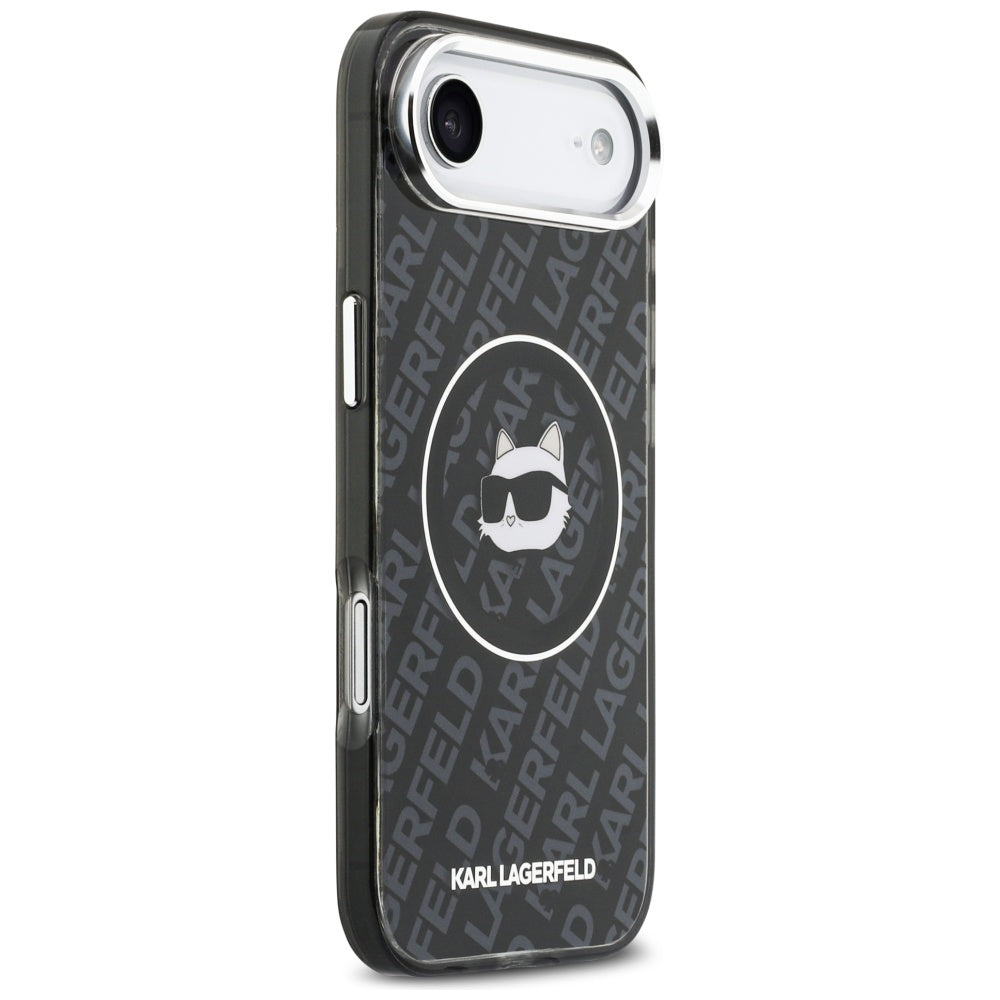 Funda MagSafe para Apple iPhone 17 Air, Karl Lagerfeld, IML Choupette's Head, Negra