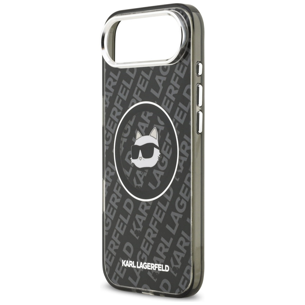 Funda MagSafe para Apple iPhone 17 Air, Karl Lagerfeld, IML Choupette's Head, Negra