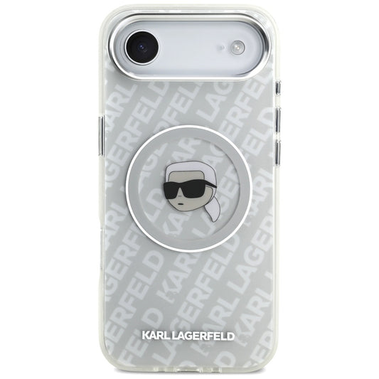 Funda MagSafe para Apple iPhone 17 Air, Karl Lagerfeld, IML Karl's Head, Gris