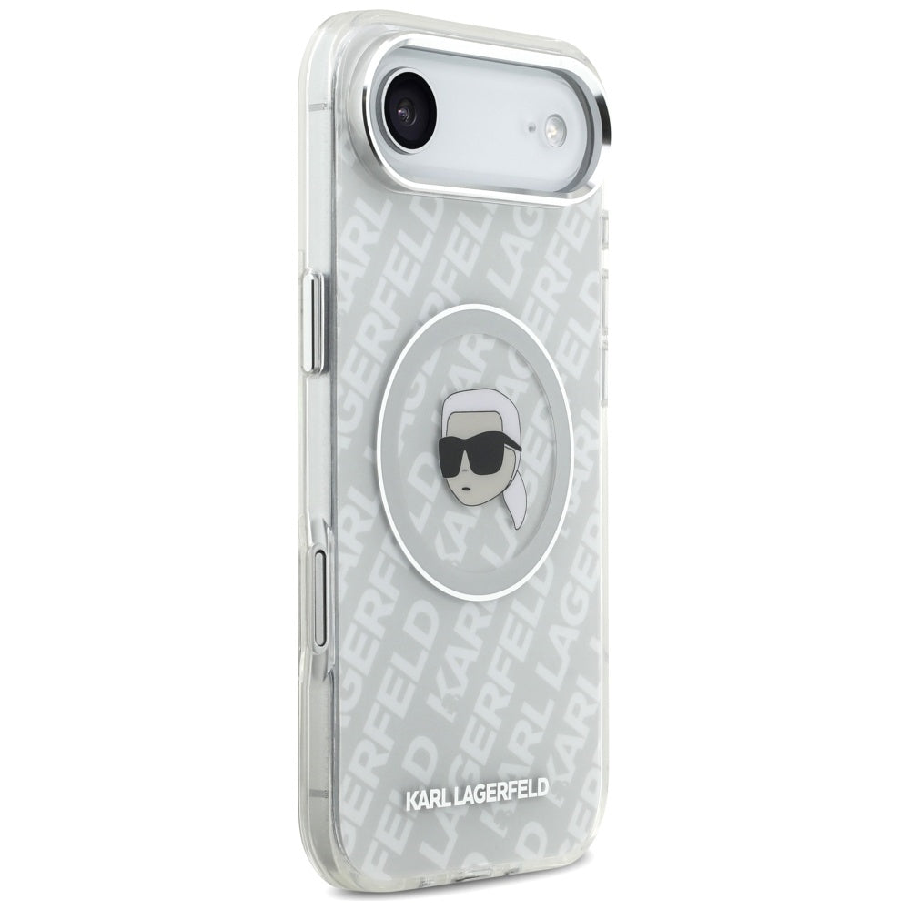 Funda MagSafe para Apple iPhone 17 Air, Karl Lagerfeld, IML Karl's Head, Gris