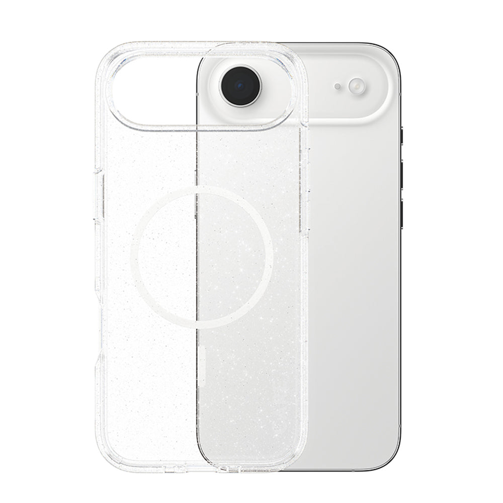 Funda MagSafe para Apple iPhone 17 Air, PanzerGlass, Care Urban Explorer Star Lit, Transparente Blanca
