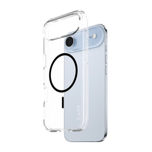 Funda MagSafe para Apple iPhone 17 Air, PanzerGlass, Care Urban Explorer, Transparente Negra