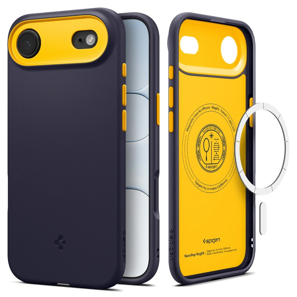 Funda MagSafe para Apple iPhone 17 Air, Spigen, Caseology Nano Pop, Mov ACS10300