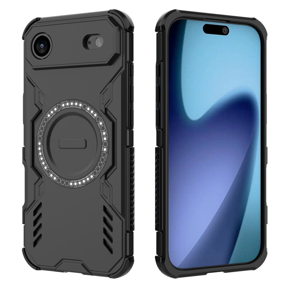 Funda MagSafe para Apple iPhone 17 Air, Techsuit, ArmorMag, Negra.