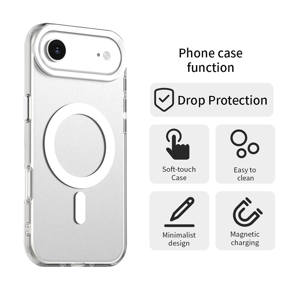 Funda MagSafe para Apple iPhone 17 Air, Techsuit, CandyCase, Blanca