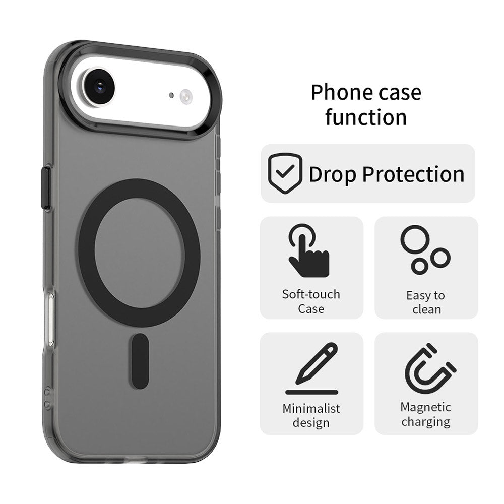 Funda MagSafe para Apple iPhone 17 Air, Techsuit, CandyCase, Negra