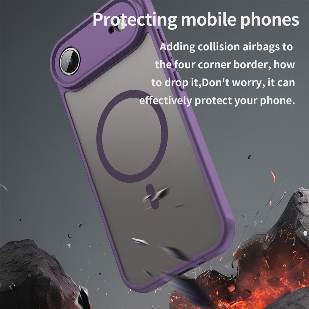 Funda MagSafe para Apple iPhone 17 Air, Techsuit, HaloFrost II, Morado