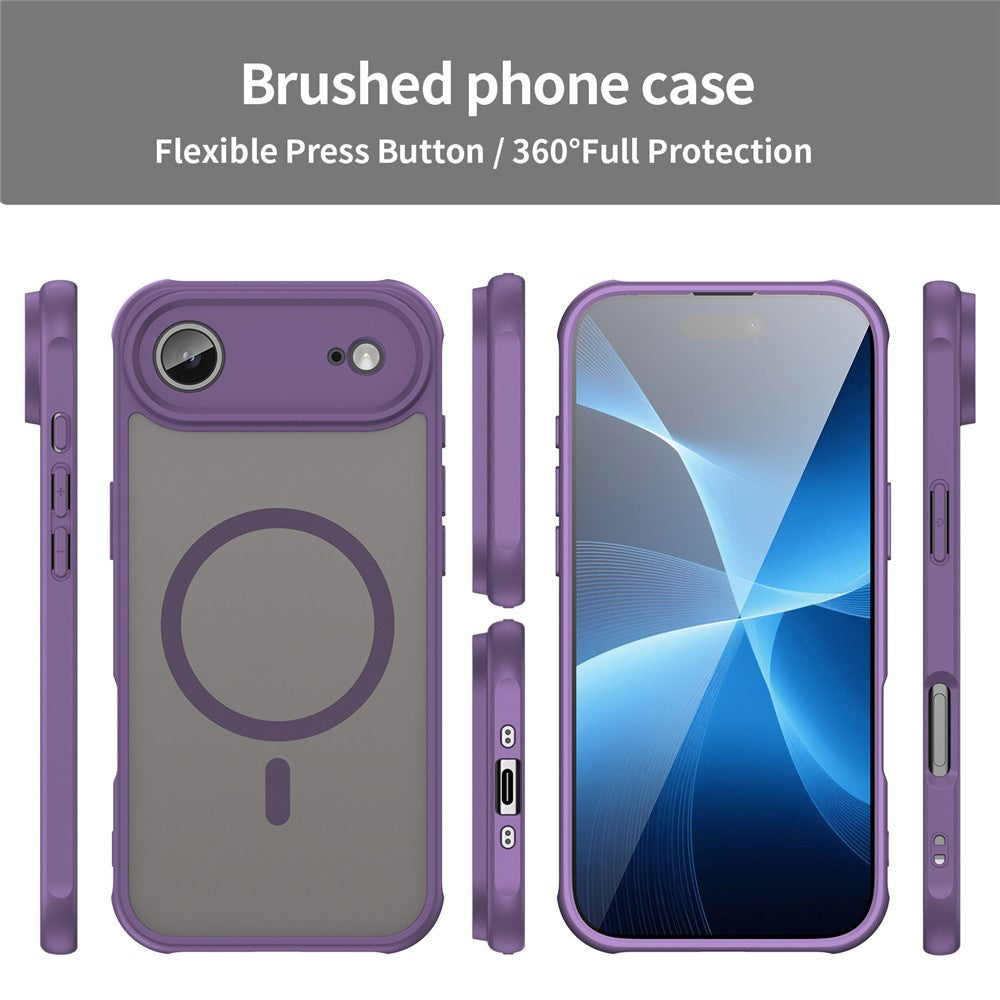 Funda MagSafe para Apple iPhone 17 Air, Techsuit, HaloFrost II, Morado