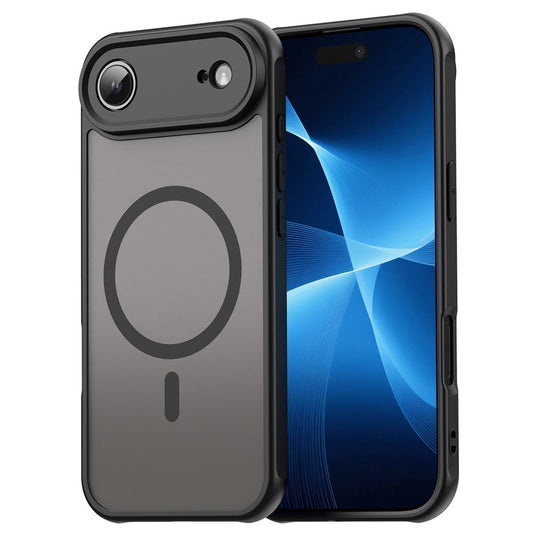 MagSafe Case for Apple iPhone 17 Air, Techsuit, HaloFrost II, Black