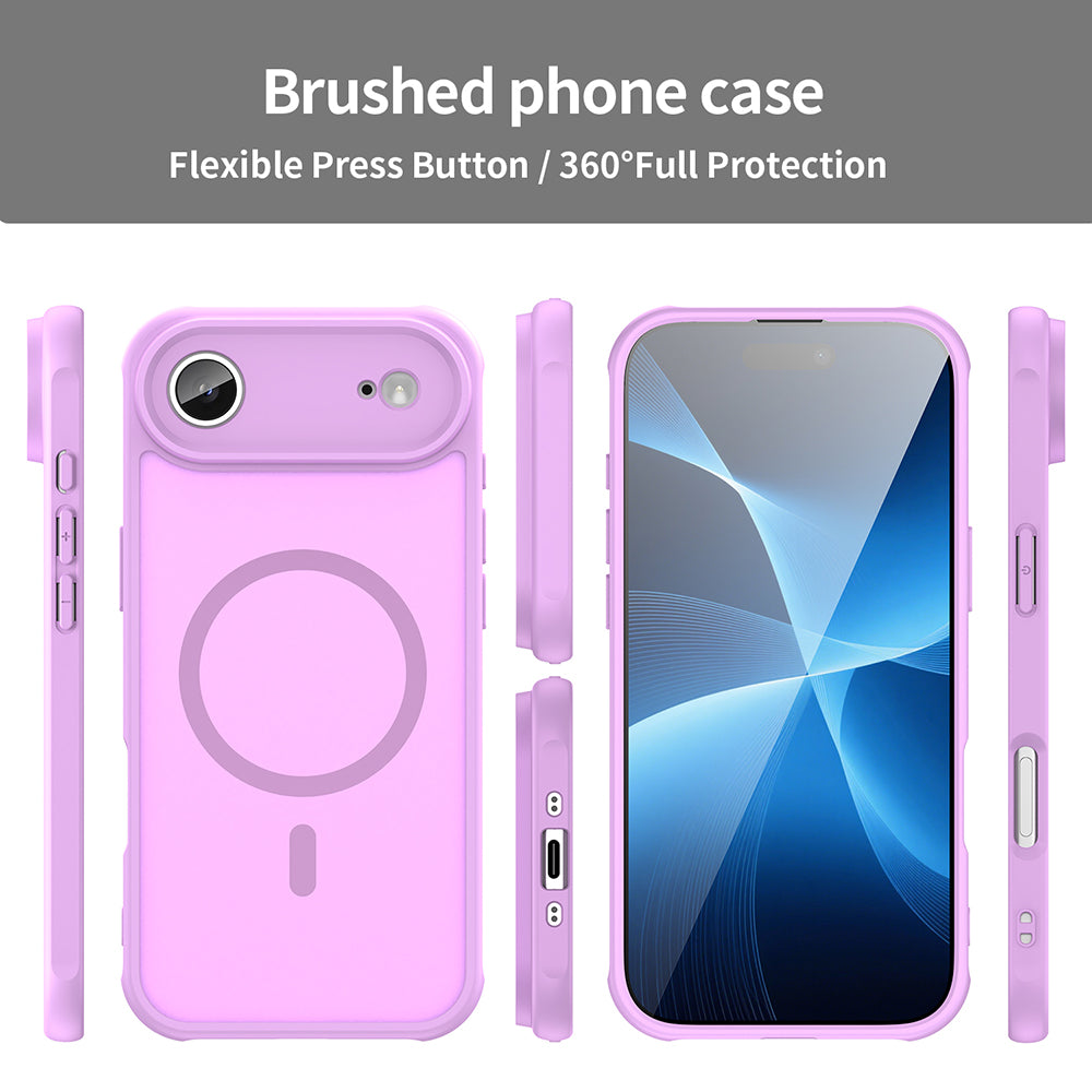 Funda MagSafe para Apple iPhone 17 Air, Techsuit, HaloFrost II, Rosa