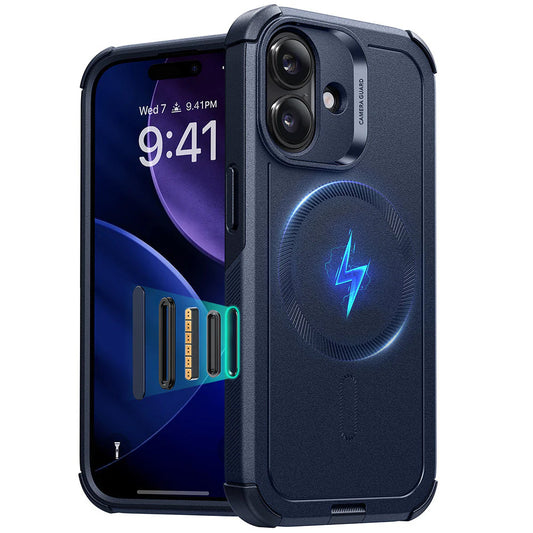 Funda MagSafe para Apple iPhone 17, ESR, Cyber, Azul