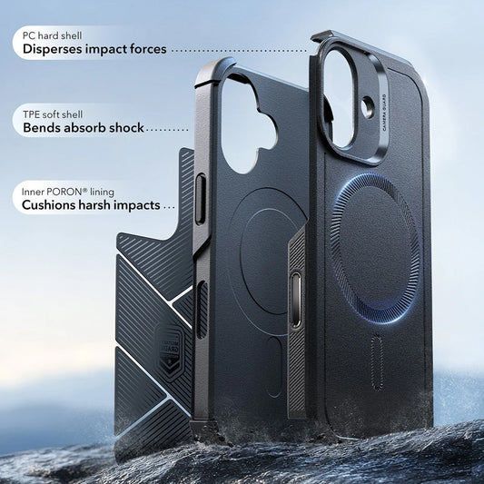 Funda MagSafe para Apple iPhone 17, ESR, Cyber, Negra