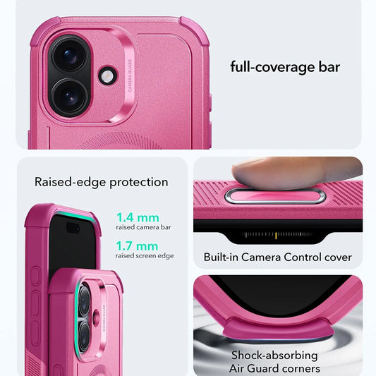Funda MagSafe para Apple iPhone 17, ESR, Cyber, Rosa