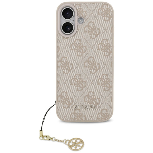 Funda MagSafe para Apple iPhone 17, Guess, 4G Charm Cradle, Rosa