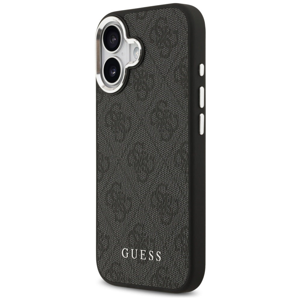 Funda MagSafe para Apple iPhone 17, Guess, 4G Classic Logo, Negra