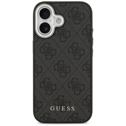 Funda MagSafe para Apple iPhone 17, Guess, 4G Classic Logo, Negra