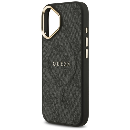 Funda MagSafe para Apple iPhone 17, Guess, 4G Classic, Negra