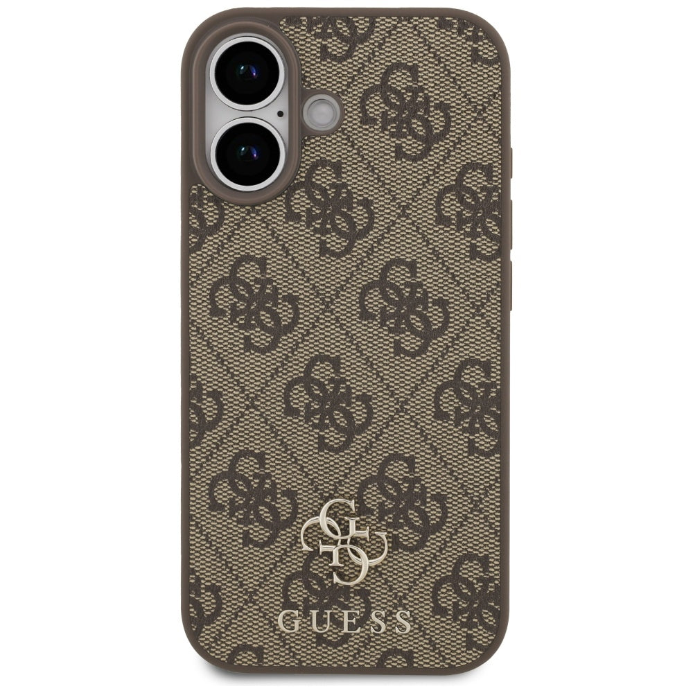 Funda MagSafe para Apple iPhone 17, Guess, 4G Small and Classic Logo, Marrón