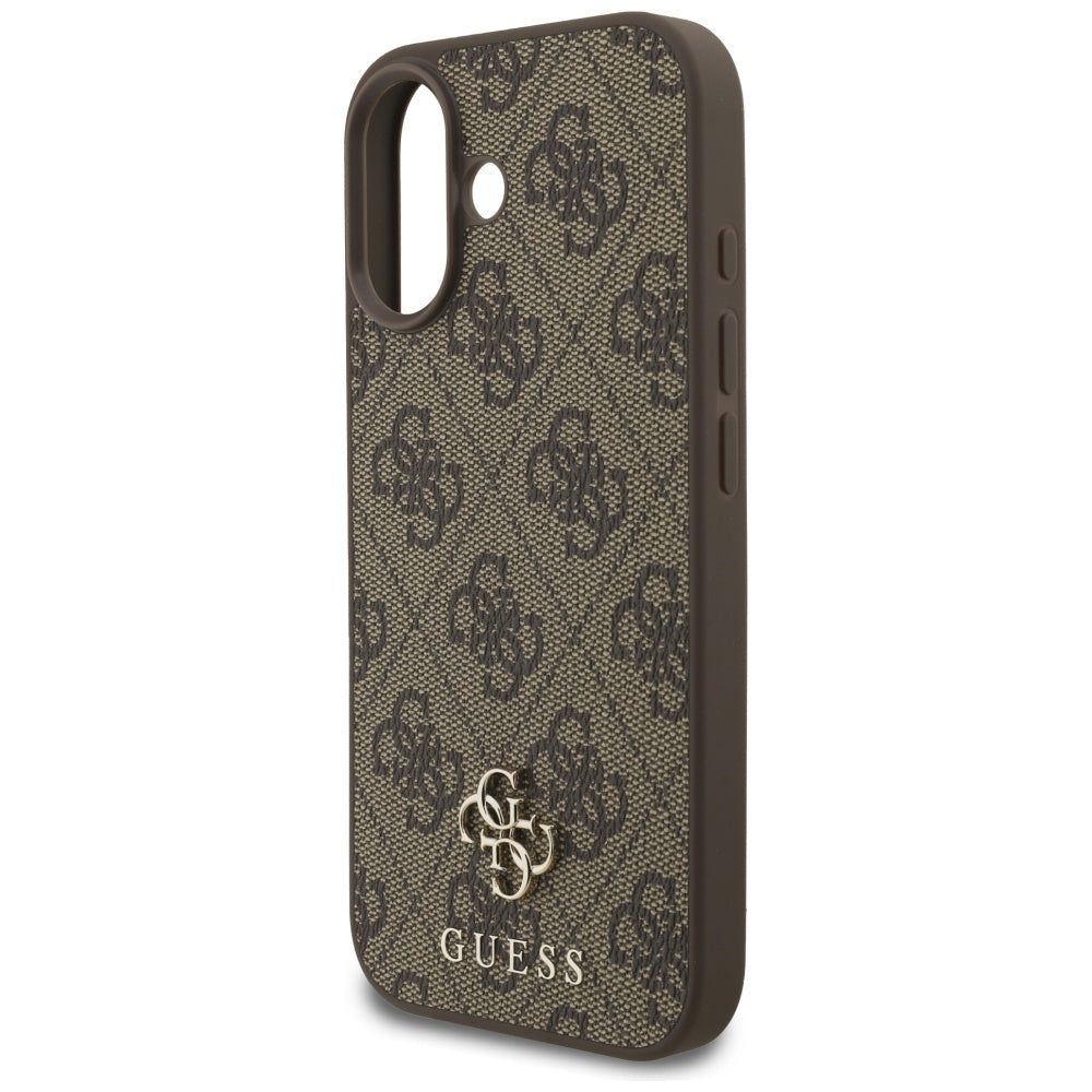 Funda MagSafe para Apple iPhone 17, Guess, 4G Small and Classic Logo, Marrón