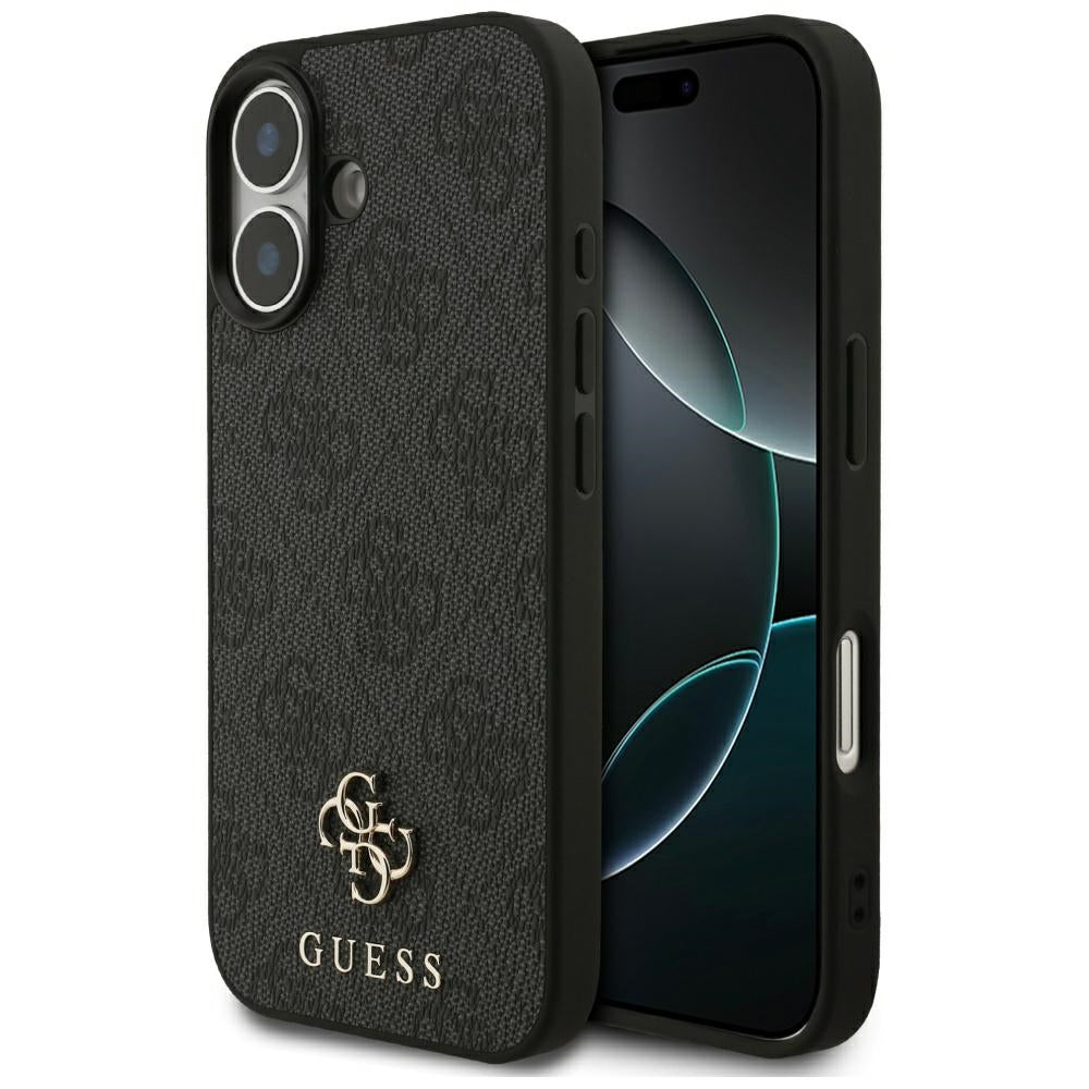 Funda MagSafe para Apple iPhone 17, Guess, 4G Small and Classic Logo, Negra