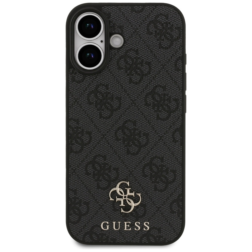 Funda MagSafe para Apple iPhone 17, Guess, 4G Small and Classic Logo, Negra