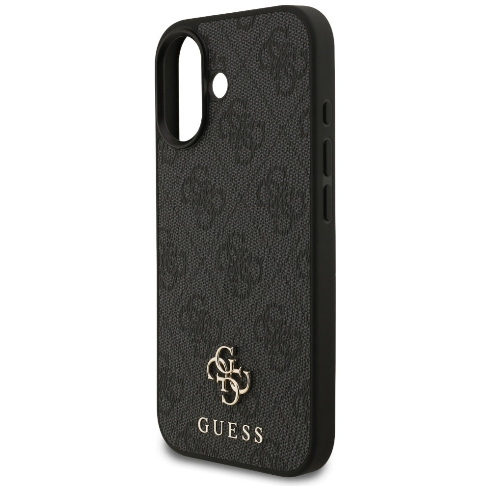 Funda MagSafe para Apple iPhone 17, Guess, 4G Small and Classic Logo, Negra