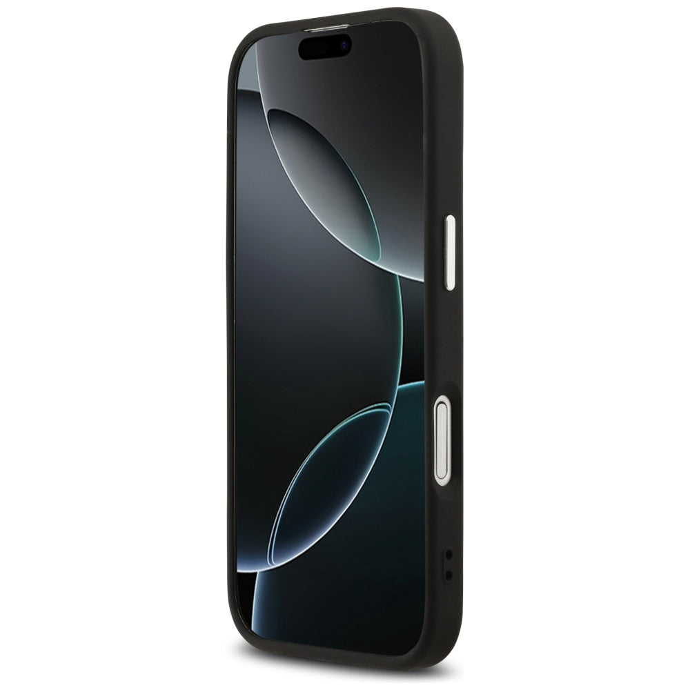 Funda MagSafe para Apple iPhone 17, Guess, Classic Logo, Negra