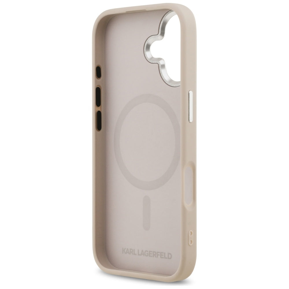 Funda MagSafe para Apple iPhone 17, Karl Lagerfeld, Karl & Choupette Pins, Rosa