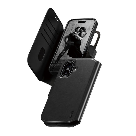 Funda MagSafe para Apple iPhone 17, PanzerGlass, Care Feature Tango Two-in-One, Negra.