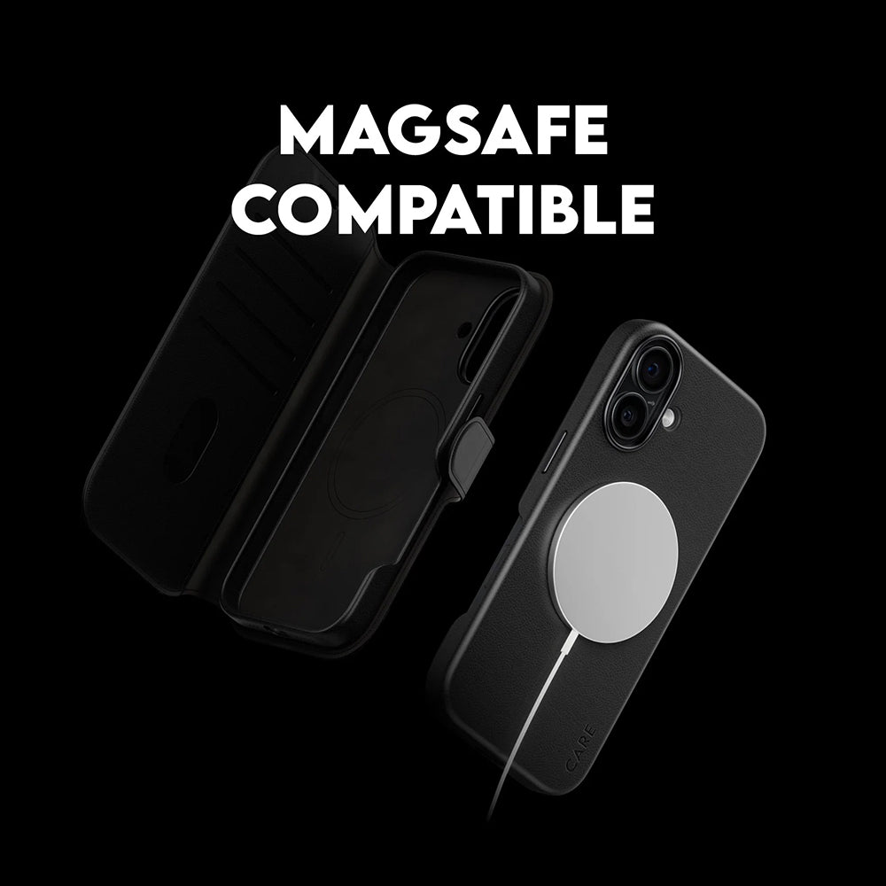 Funda MagSafe para Apple iPhone 17, PanzerGlass, Care Feature Tango Two-in-One, Negra.