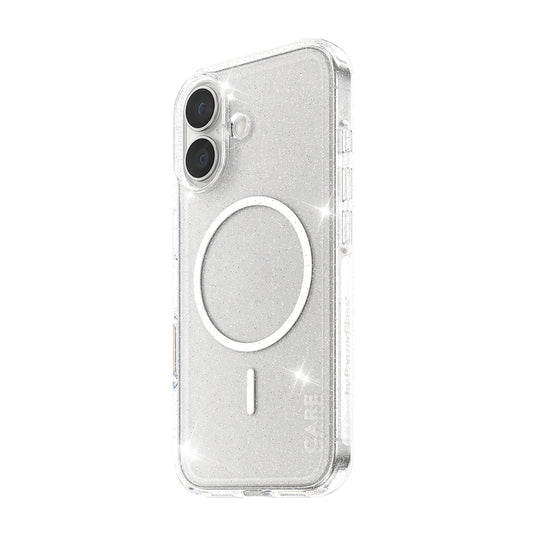 Funda MagSafe para Apple iPhone 17, PanzerGlass, Care Urban Explorer Star Lit, Transparente Blanca