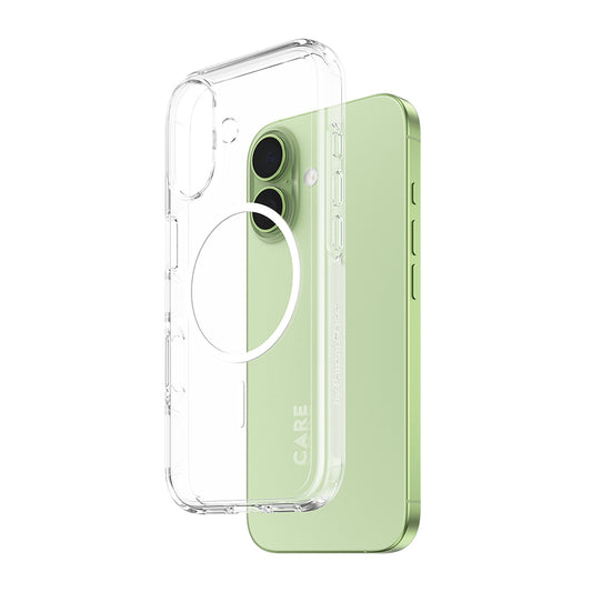 Funda MagSafe para Apple iPhone 17, PanzerGlass, Care Urban Explorer, Transparente Blanca