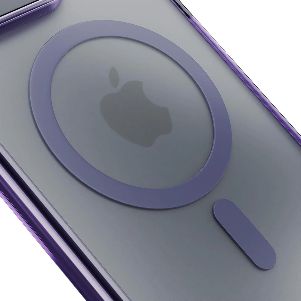 Funda MagSafe para Apple iPhone 17 Pro, 3MK, Frosty MagCase, Morado