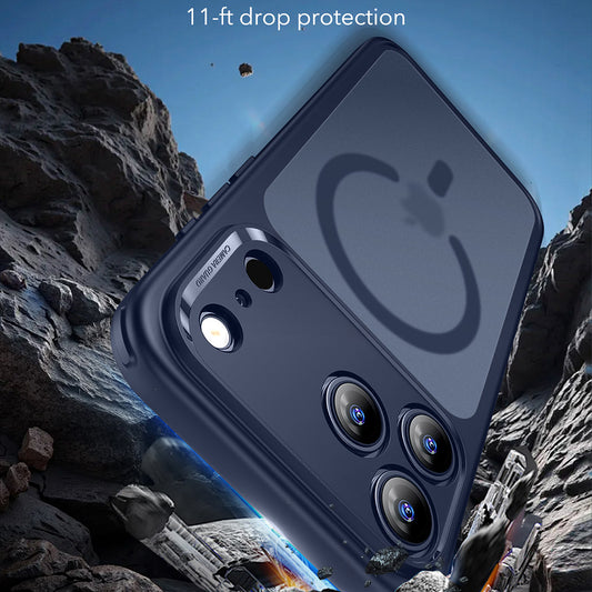 Funda MagSafe para Apple iPhone 17 Pro, ESR, Classic Hybrid, Azul Satinado