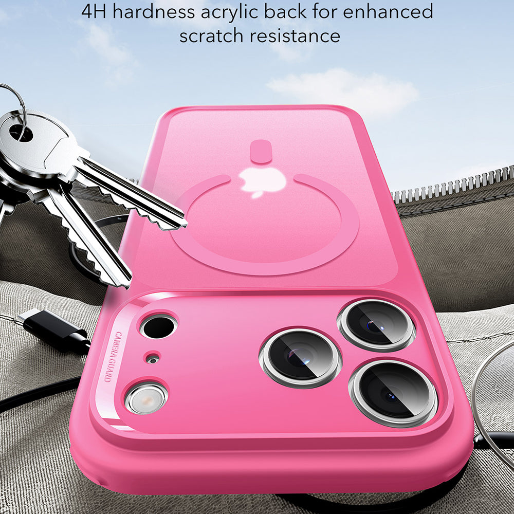 Funda MagSafe para Apple iPhone 17 Pro, ESR, Classic Hybrid, Rosa Satinado