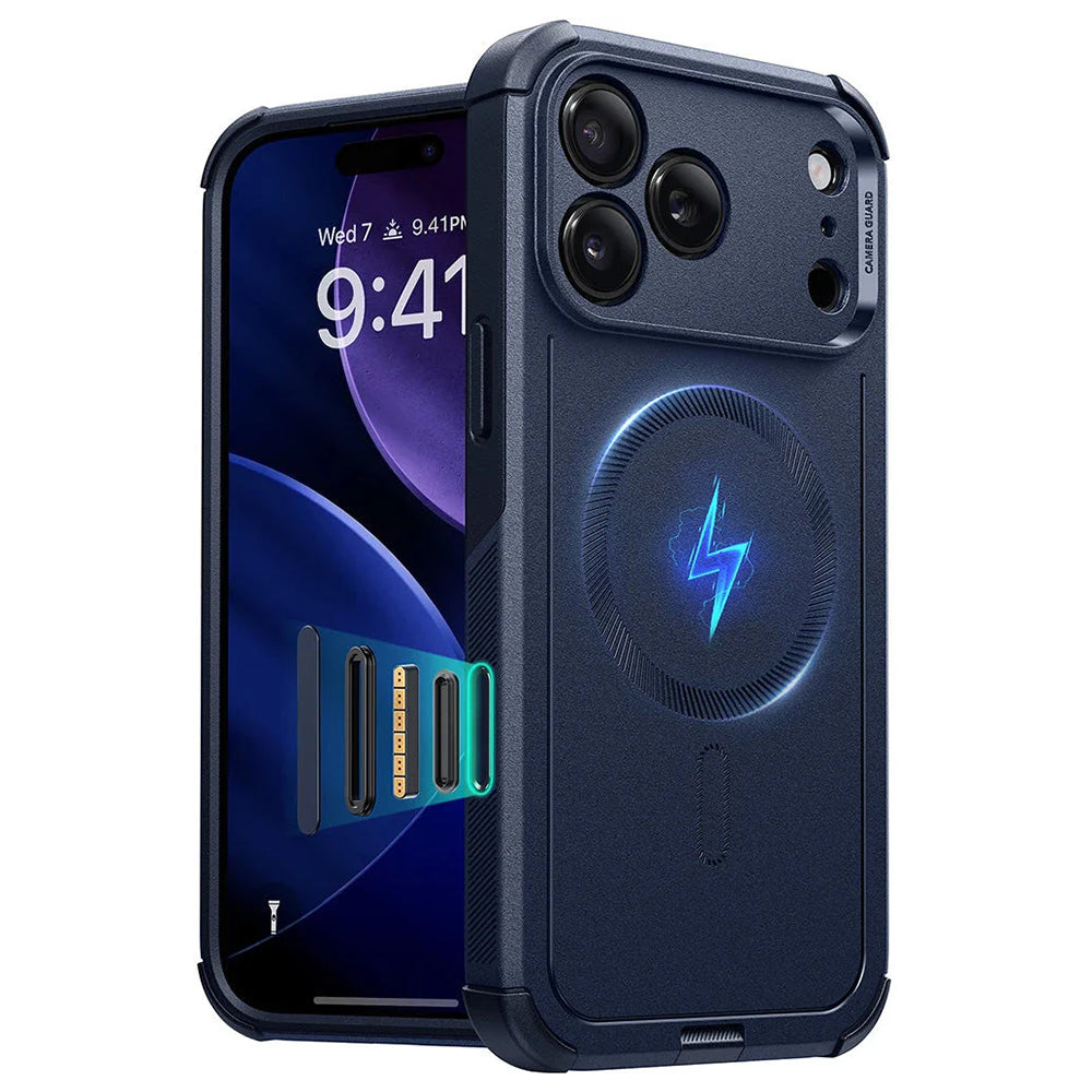 Funda MagSafe para Apple iPhone 17 Pro, ESR, Cyber, Azul