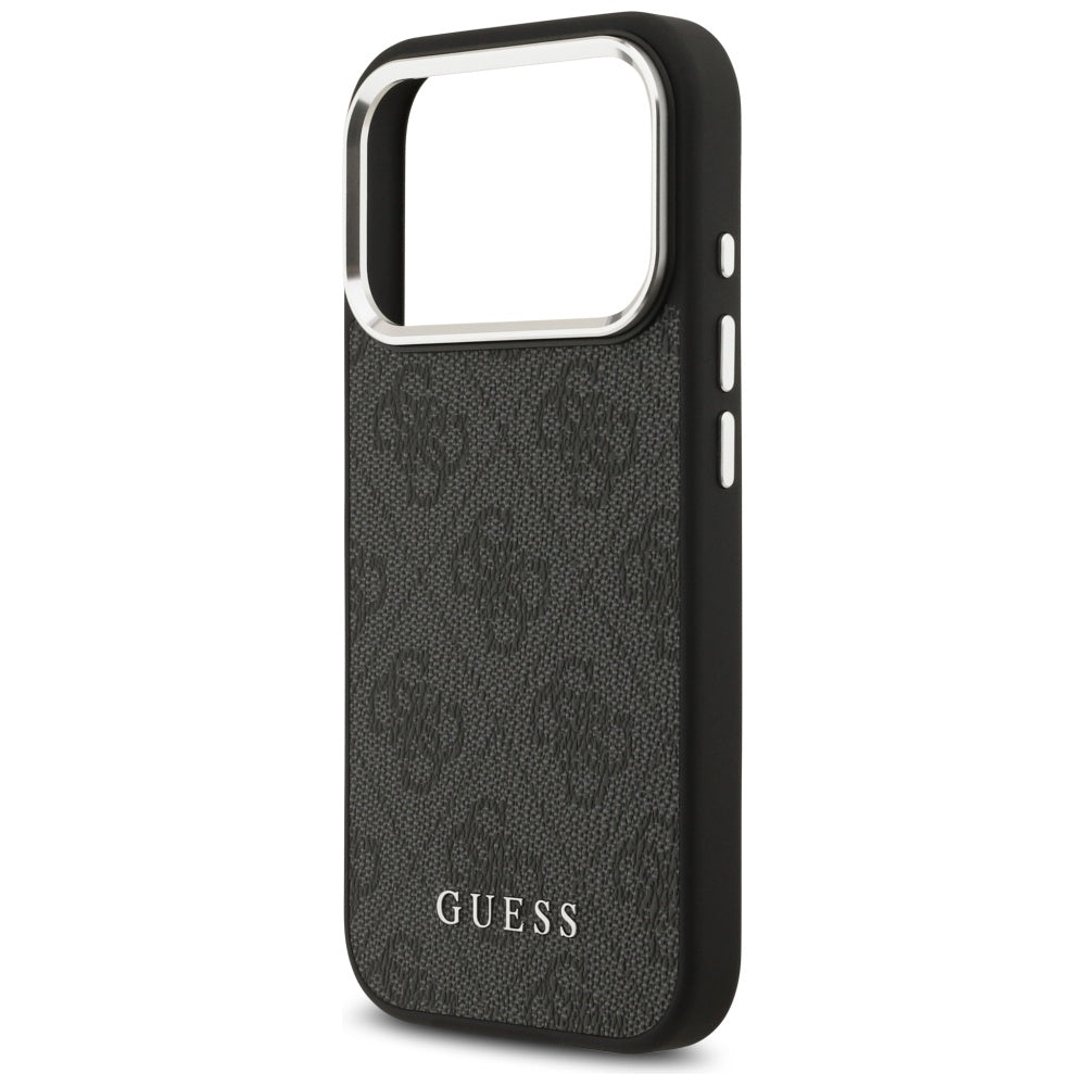 Funda MagSafe para Apple iPhone 17 Pro, Guess, 4G Classic Logo, Negra