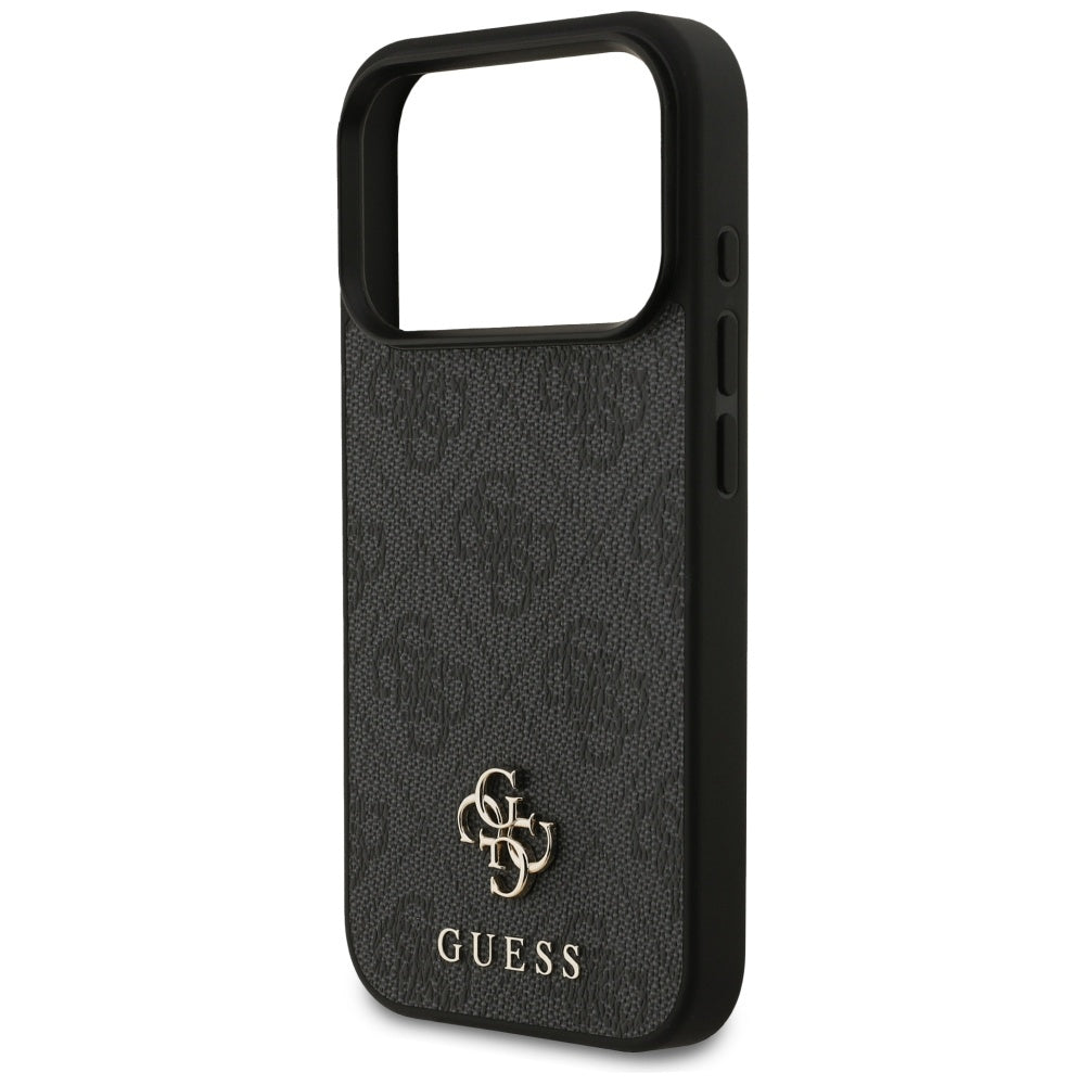 Funda MagSafe para Apple iPhone 17 Pro, Guess, 4G Small and Classic Logo, Negra