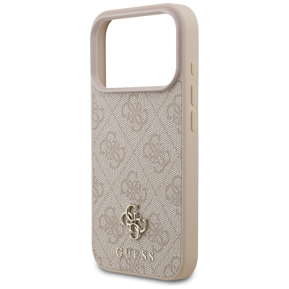 Funda MagSafe para Apple iPhone 17 Pro, Guess, 4G Small and Classic Logo, Rosa