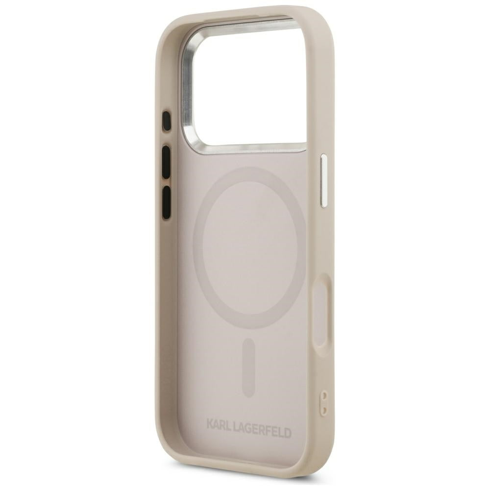 Funda MagSafe para Apple iPhone 17 Pro, Karl Lagerfeld, Choupette Pin, Rosa